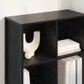 vidaXL Knižnica 99.5 x 30 x 108.5 cm Kompozitné drevo Čierny dub
