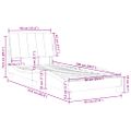vidaXL Rám postele bez matraca Hanko tmavozelený 90x200 cm zamat