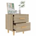 vidaXL Nočné stolíky 2 ks dub sonoma 40x35x47,5 cm