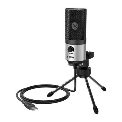 Kondenzátorový mikrofón Fifine K669BS (strieborný)