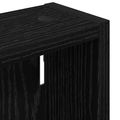 vidaXL Kúpeľňová nástenná skriňa Čierny Dub 30 x 10 x 60,5 cm
