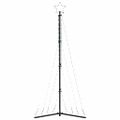 vidaXL LED vianočný stromček 339 LED modré 187 cm