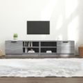 vidaXL TV skrinky 2 ks sivý dub sonoma 80x35x36,5 cm spracované drevo