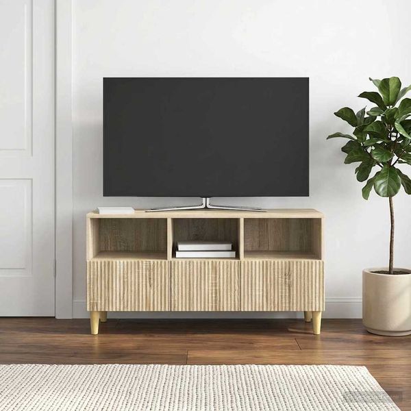 vidaXL TV skrinka Dub sonoma 102 x 34,5 x 50 cm Kompozitné drevo