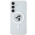 Puzdro Karl Lagerfeld pre Samsung Galaxy S24 KLHMS24SHGKCNOT transparentné HC MAGSAFE IML KC