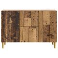 vidaXL Servírovacia skriňa Staré drevo 89 x 34,5 x 60 cm