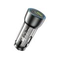 Nabíjačka do auta YESIDO Y49 PD 30W QC3.0 18W USB-A+C čierna