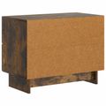 vidaXL Nočný stolík Dymový dub 62 x 34,5 x 47,5 cm Kompozitné drevo