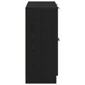vidaXL Servírovacia skriňa Čierny dub 60 x 30 x 70 cm Kompozitné drevo