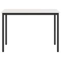 vidaXL Jedálenský stôl Biela 110 x 55 x 75 cm Masívne borovicové drevo