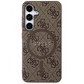 Guess case for Samsung Galaxy S24 GUHMS24SG4GFRW brown HC MAGSAFE PU 4G RING CLASSIC LOGO