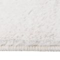 vidaXL Koberec umelá králičia kožušina 200x300 cm krémový