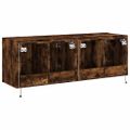 vidaXL TV nástenné skrinky s LED svetlami 2 ks dymový dub 60x35x41 cm