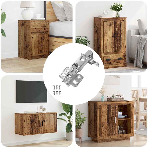 vidaXL Pánt 12 pcs Niklová 139 x 64,1 x 10 mm Železo
