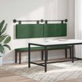 vidaXL Závesné čelo postele Jungle Green Kordúrová tkanina
