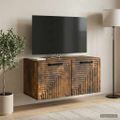 vidaXL Nástenná TV skrinka Nástenný Dymový dub 59,5 x 31 x 30 cm