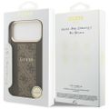 Puzdro Guess pre iPhone 17 Pro Max HC MAGSAFE PU S/ 4G PU STRIPE hnedé