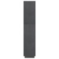 vidaXL Knižnica/deliaca stena, sivá 60x35x167 cm, borovicový masív