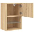 vidaXL TV skrinky s LED svetlami 2 ks dub sonoma 40,5x30x60 cm