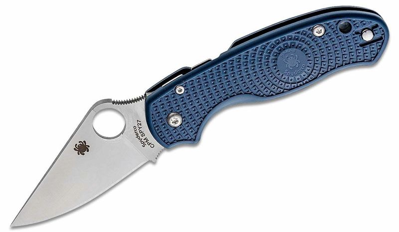 Spyderco C223PCBL Para 3 vreckový nôž 7,4 cm, Satin, kobaltová modrá, FRN