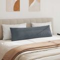 vidaXL Vankúše na pohovku 2 pcs Tmavo šedá 145 x 40 cm