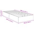 vidaXL Otomanový posteľný rám Staré drevo 203 x 100 x 25 cm