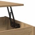 vidaXL Konferenčný stolík dub artisan 80x50,5x41,5 cm kompozitné drevo