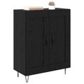 vidaXL Servírovacia skriňa Čierny dub 69,5 x 34 x 90 cm