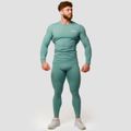 Kompresné tričko s dlhým rukávom Mid Blue - GymBeam, veľkosť XXXL