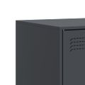 vidaXL TV skrinky 2 ks antracitové 67x39x44 cm oceľ