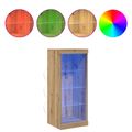 vidaXL LED komoda Remeselný dub 41 x 37 x 100 cm Kompozitné drevo