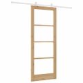 vidaXL Posuvné dvere ORKDAL 83 x 211 cm Prírodná