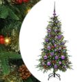 vidaXL Umelý Sklápací Vianočný Stromček Zelená 120 cm PE a PVC