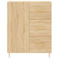 vidaXL Vysoká skrinka dub sonoma 69,5x34x180 cm spracované drevo