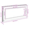 vidaXL Otočné a sklopné okno do suterénu RISOR 120 x 60 cm PVC a sklo