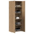 vidaXL Highboard Remeselný dub 70 x 42,5 x 185 cm
