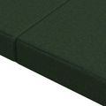 vidaXL Skladacia pohovka na spaní 160 x 67 x 45 cm Tmavozelená