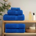 vidaXL Saunové osušky FROGN 4 ks modré 80x200 cm 360 g/m²