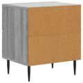 vidaXL Nočný stolík 2 ks Sivá sonoma 43 x 34,5 x 47,5 cm