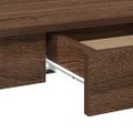 vidaXL Stôl hnedý dub 100x45x75 cm spracované drevo