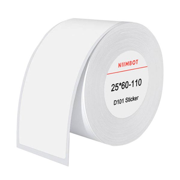 Nalepovacie termoštítky Niimbot 25 x 60 mm, 110 ks (biele)