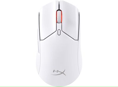 HyperX Pulsefire Haste 2/Herná/Optická/Pre pravákov/26 000 DPI/USB+BT/Biela