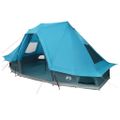 vidaXL Tipi stan 6-miestny Modrá taft