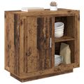 vidaXL Servírovacia skriňa Staré drevo 80 x 40 x 75 cm