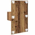 vidaXL Nočný stolík 2 ks Staré drevo 50 x 32,5 x 80cm Kompozitné drevo