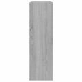 vidaXL Botník Sivý dub sonoma 63x24x81 cm spracované drevo