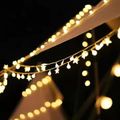 Led garland 1,5m  (10 led lamps) usb balcony stars + balls warm white
