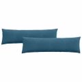 vidaXL Vankúše na pohovku 2 pcs Modrá 145 x 40 cm Kordúrová tkanina