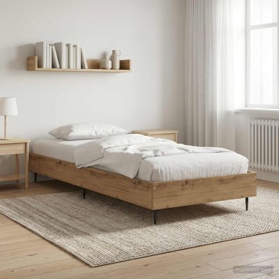 vidaXL Rám postele Dub artisan 80 x 200 cm Kompozitné drevo