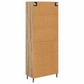 vidaXL Highboard 2 ks Remeselný dub 69,5 x 34 x 180 cm